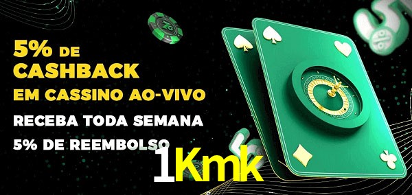 Promoções do cassino ao Vivo 1Kmk